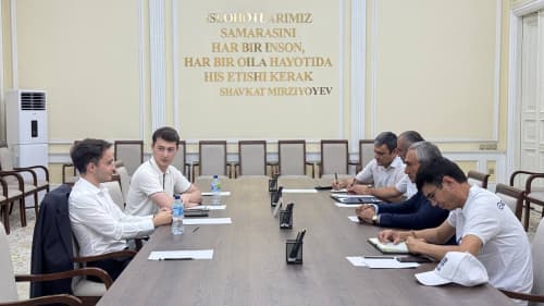 Qo‘qon shahar hokimi Portugaliyaning "Delta Y" kompaniyasi rahbari Karvas Afonso bilan muzokaralar olib bordi