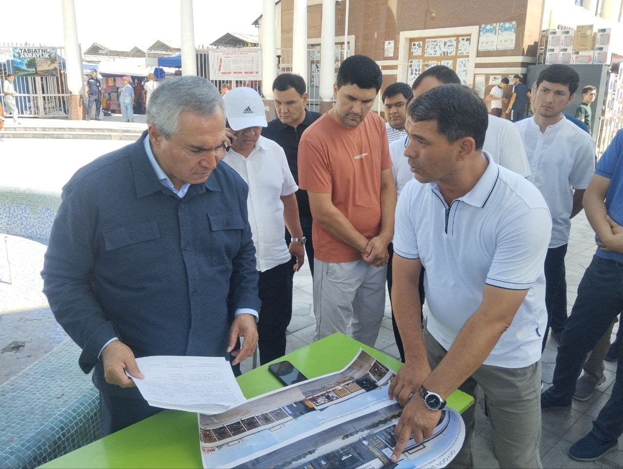 Kokand City Mayor Reviews Construction and Renovation Works at Industrial Markets and Sets Priority Tasks
