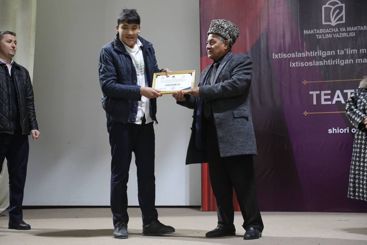 "Teatr-ibratxonadir": Qashqadaryo viloyati bosqichi