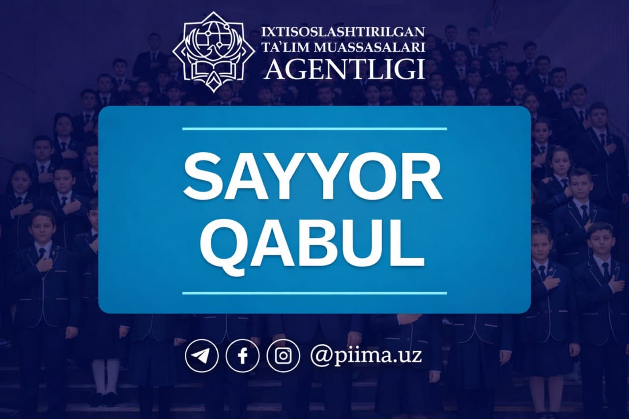 AGENTLIK DIREKTORINING SAYYOR QABULI OʻTKAZILADI