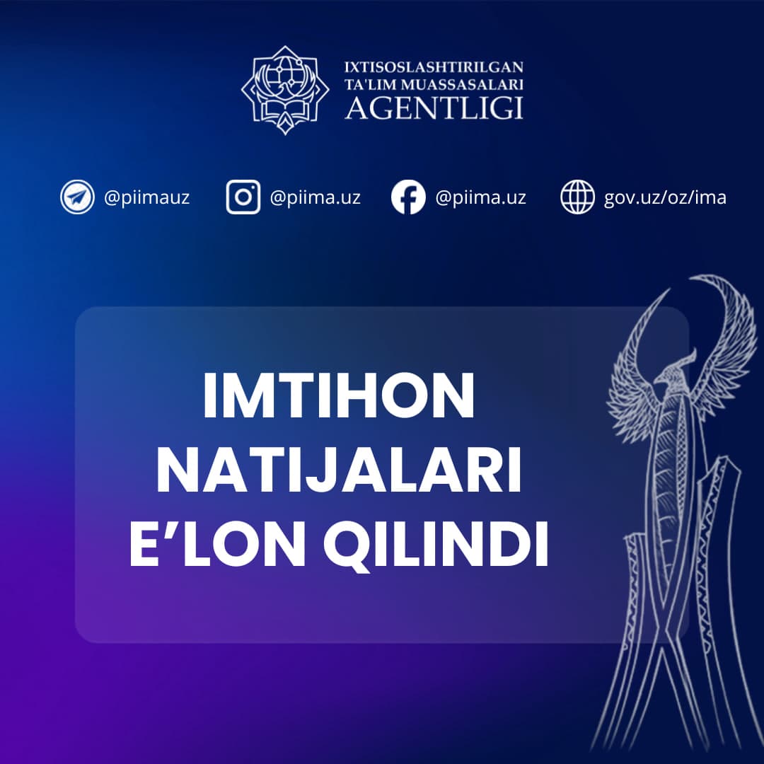 Xorijiy tillarga ixtisoslashtirilgan maktabga 2026–2027-o‘quv yili uchun saralash va kirish imtihonlari natijalari e’lon qilinmoqda.