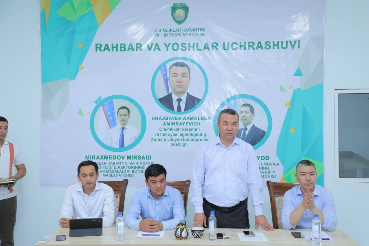 A “Leader and Youth” meeting was organized in Khorezm.