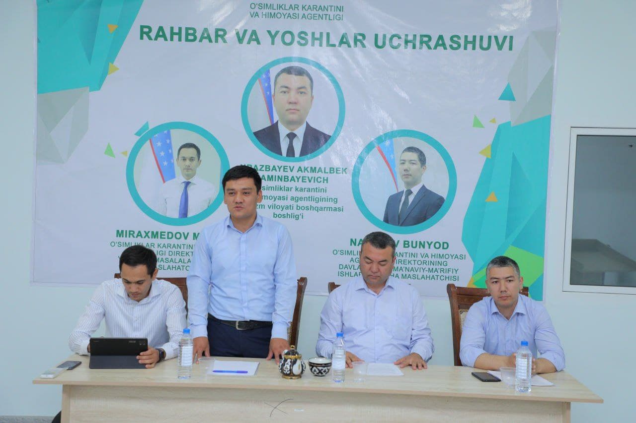 A “Leader and Youth” meeting was organized in Khorezm.