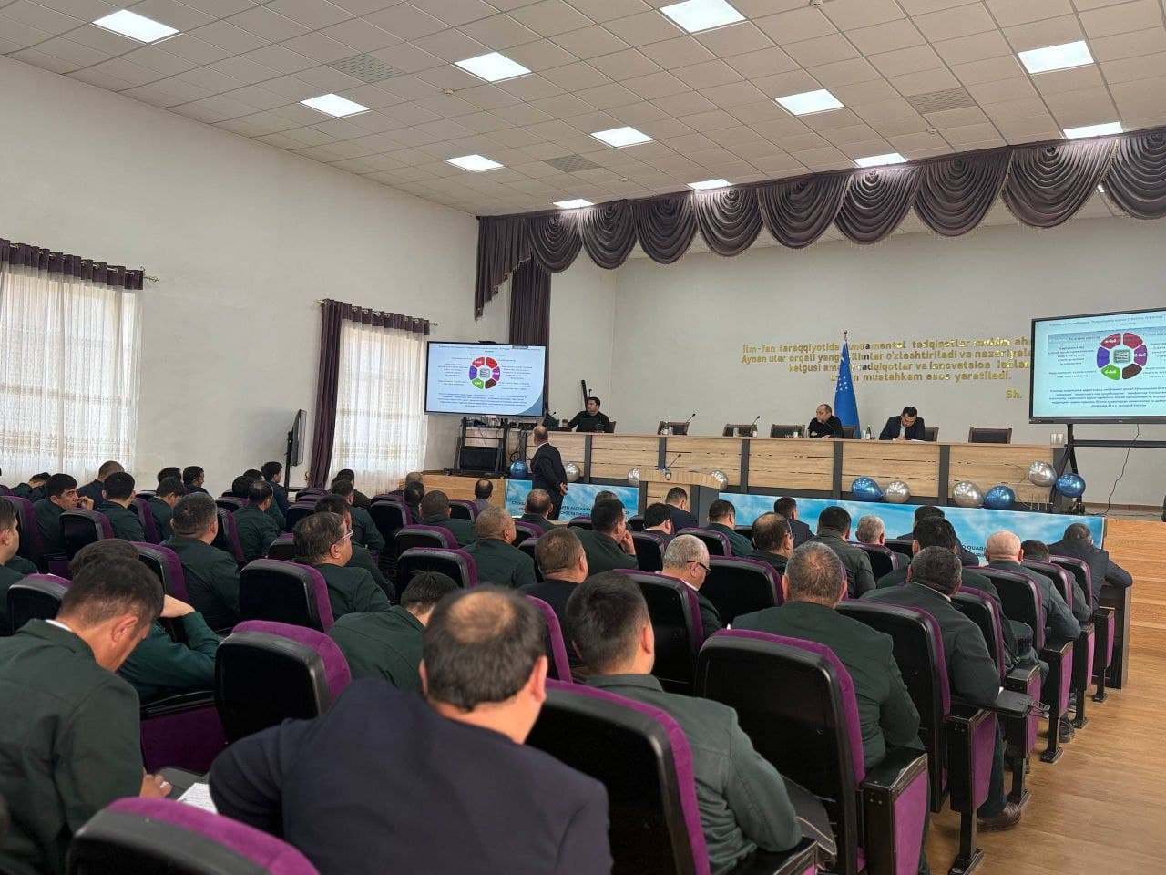 O‘simliklar karantini va himoyasi agentligi tizimida faoliyat yuritayotgan mutaxassislar uchun tashkil etilgan 1 haftalik malaka oshirish o‘quv kurslari doirasida Korrupsiyaga qarshi kurashish bo‘limi xodimlari tomonidan korrupsiyaga qarshi kurashish bo‘y