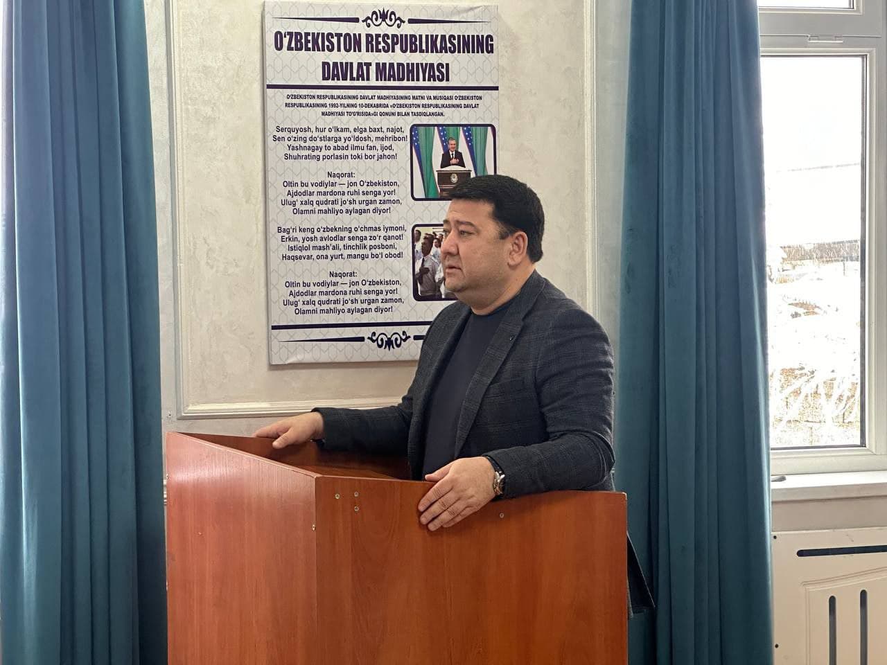 Huquqni muhofaza qiluvchi organlar vakillari bilan hamkorlikda profilaktik tadbir tashkil qilindi