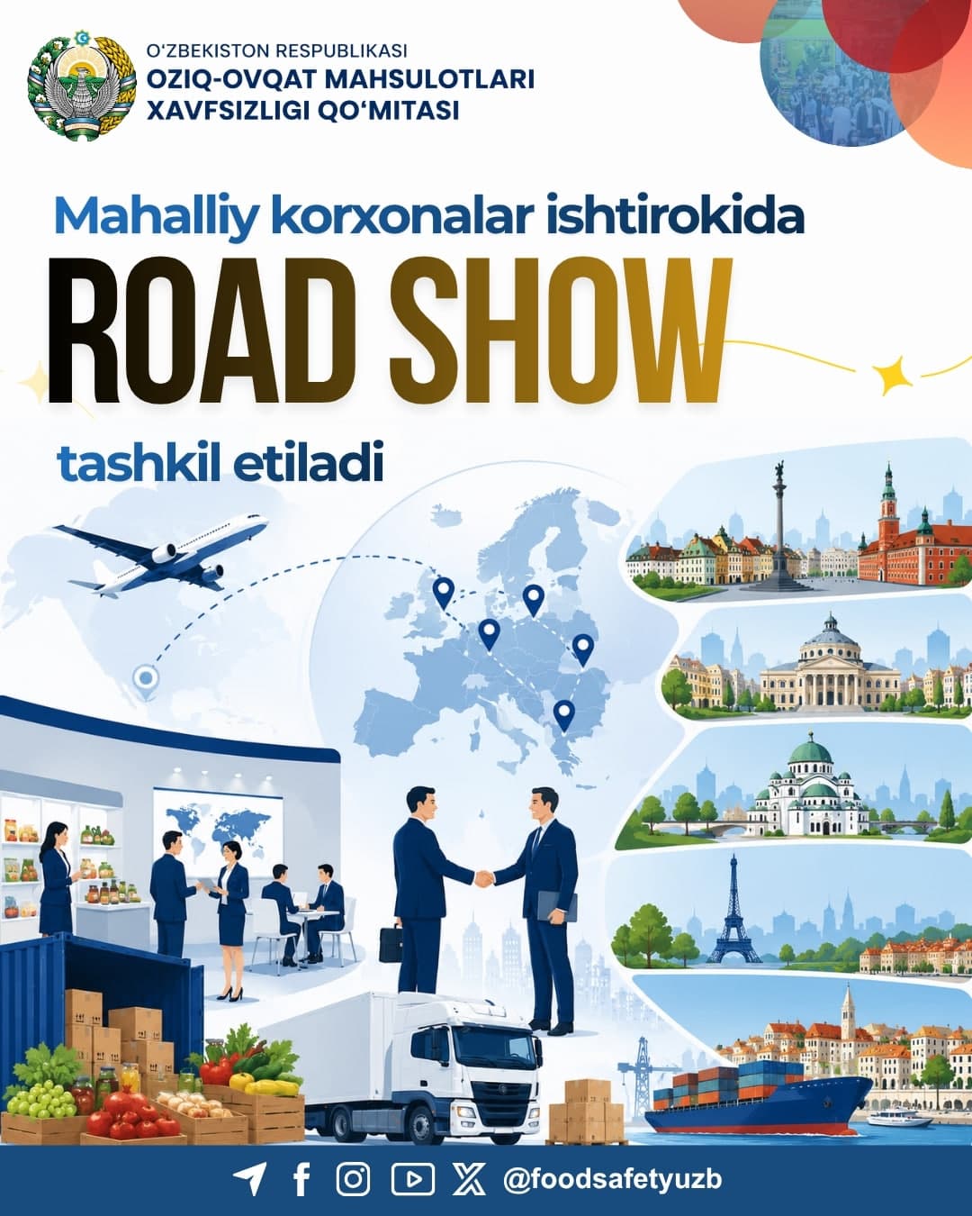 Mahalliy korxonalar ishtirokida “road-show” tashkil etiladi