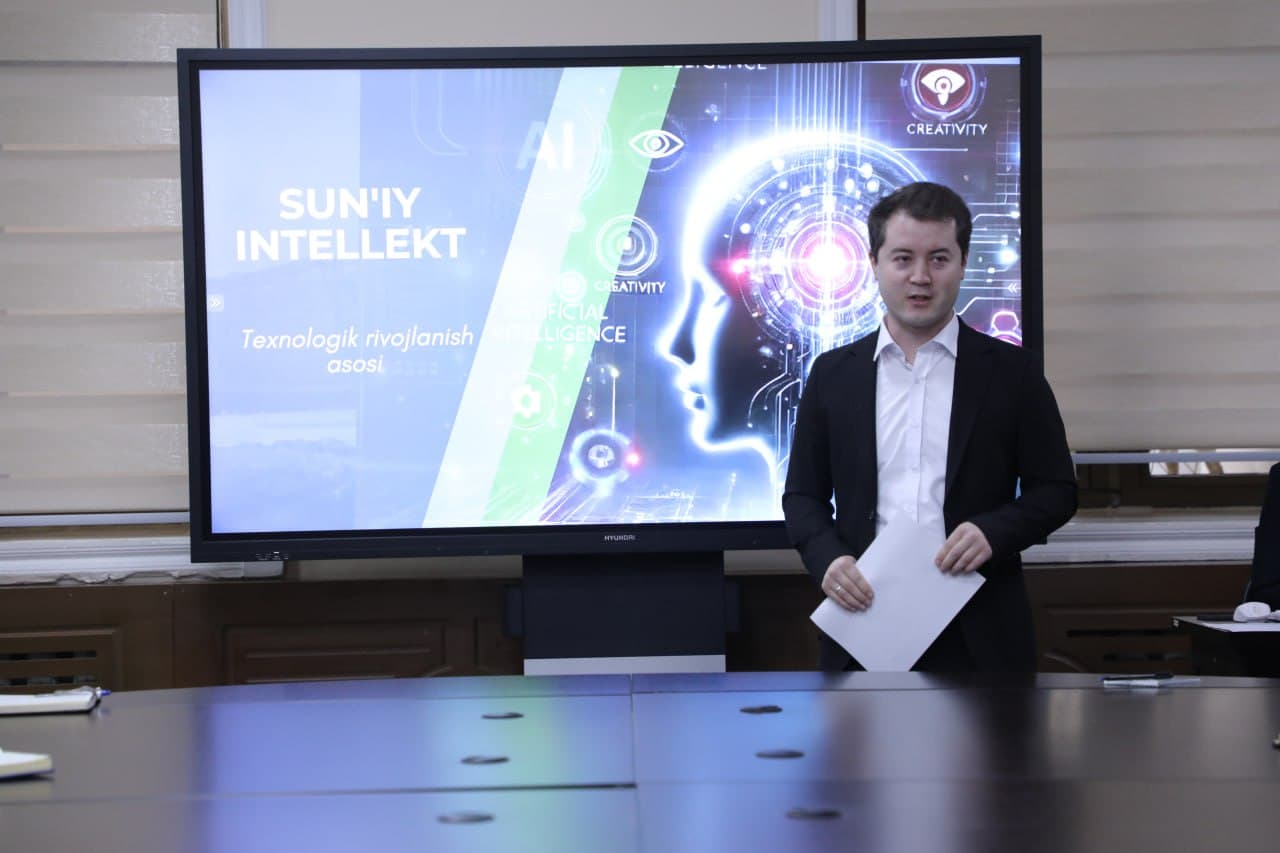 Qo‘mitada sun’iy intellektni joriy etish masalalari bo‘yicha yig‘ilish o‘tkazildi