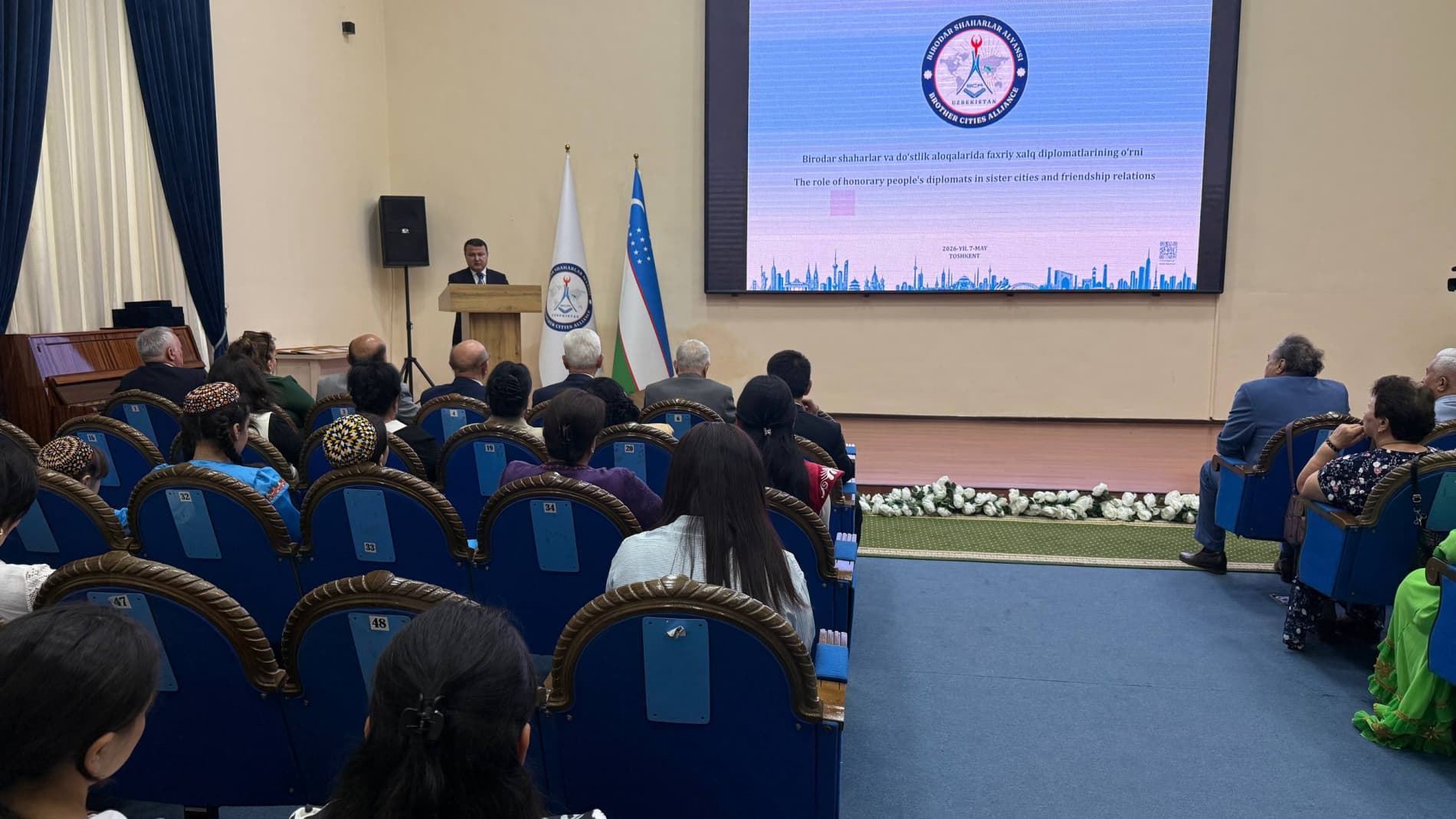 “Birodar shaharlar va do‘stlik aloqalarida faxriy xalq diplomatlarining o‘rni” mavzusida madaniy-ma’rifiy tadbir o'tkazildi