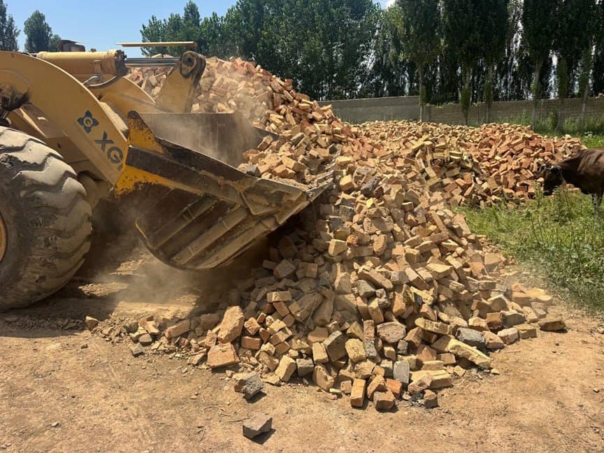 Namanganda sifatsiz qurilish mahsulotlari muomaladan chiqarilib, utilizatsiya qilindi