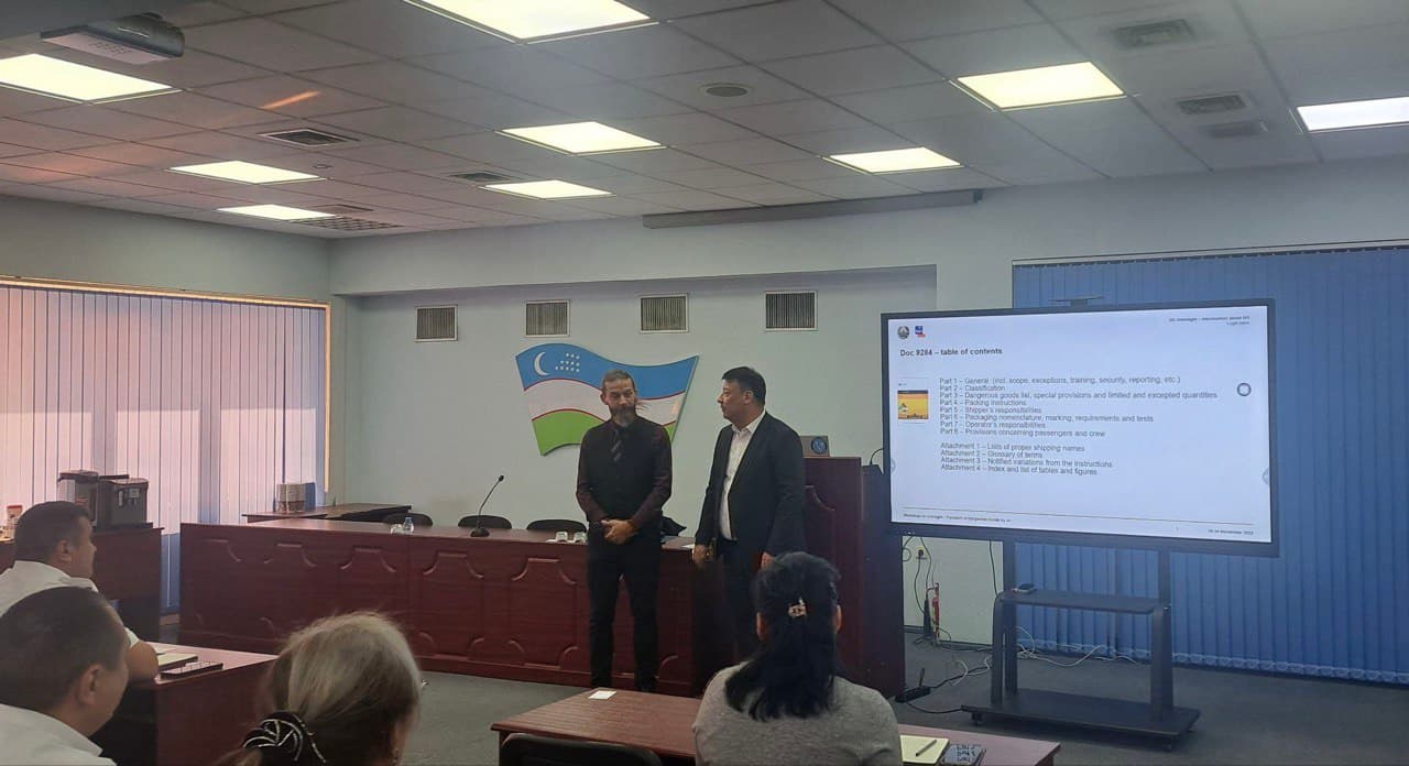 “O‘zaviatsiya” agentligi Fransiya aviatsiya ma’muriyati bilan hamkorlikda seminar-trening o‘tkazmoqda