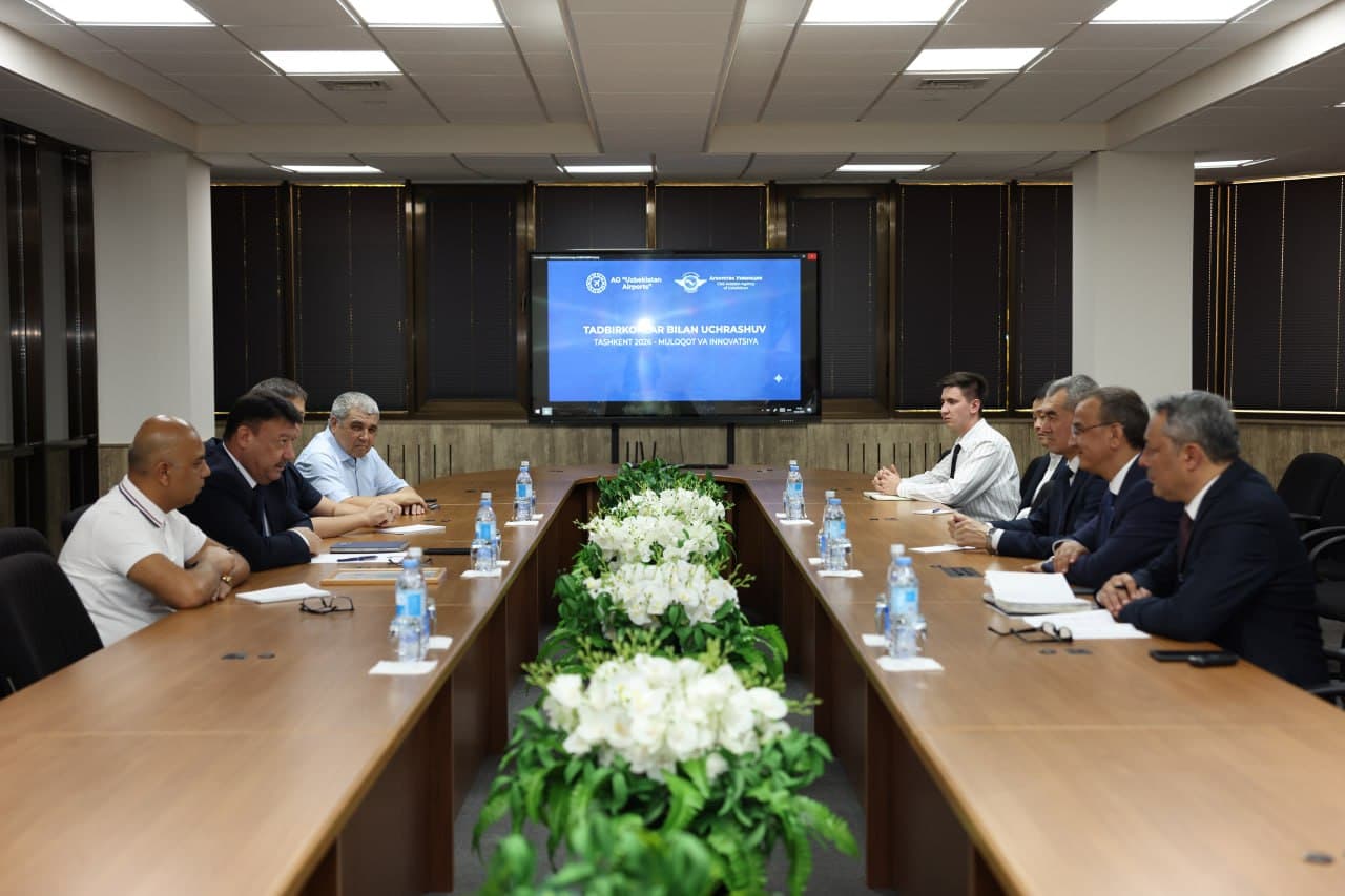“O‘zaviatsiya” agentligida “Uzbekistan Airports” AJ vakillari bilan uchrashuv o‘tkazildi