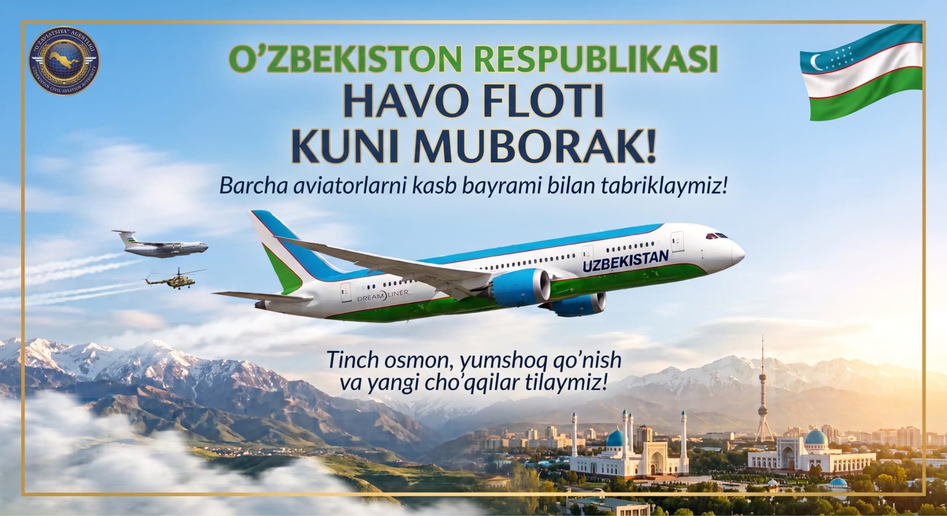 Havo floti kuni muborak bo‘lsin!