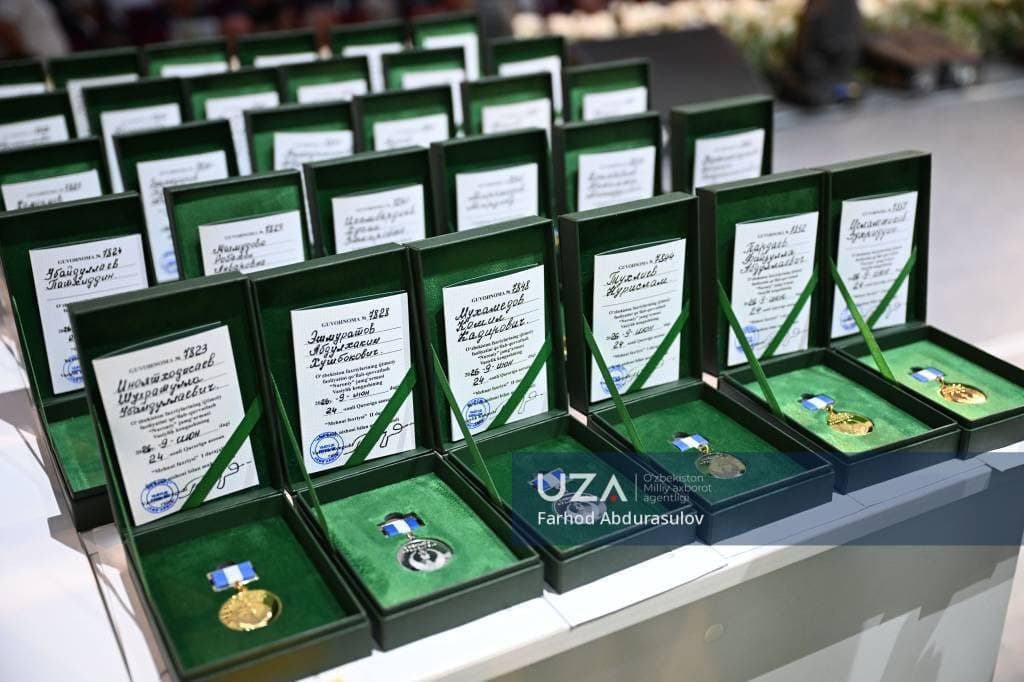 G‘aznachilik xizmati qo‘mitasi xodimi "Mehnat faxriysi – 2026" ko‘krak nishoni bilan taqdirlandi