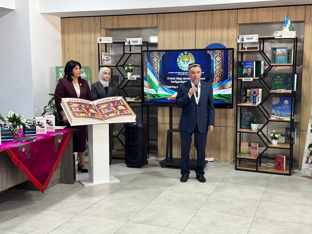 G‘aznachilik xizmati qo‘mitasida “Qadring baland bo‘lsin, ona tilim!” shiori ostida bayram tadbiri o‘tkazildi
