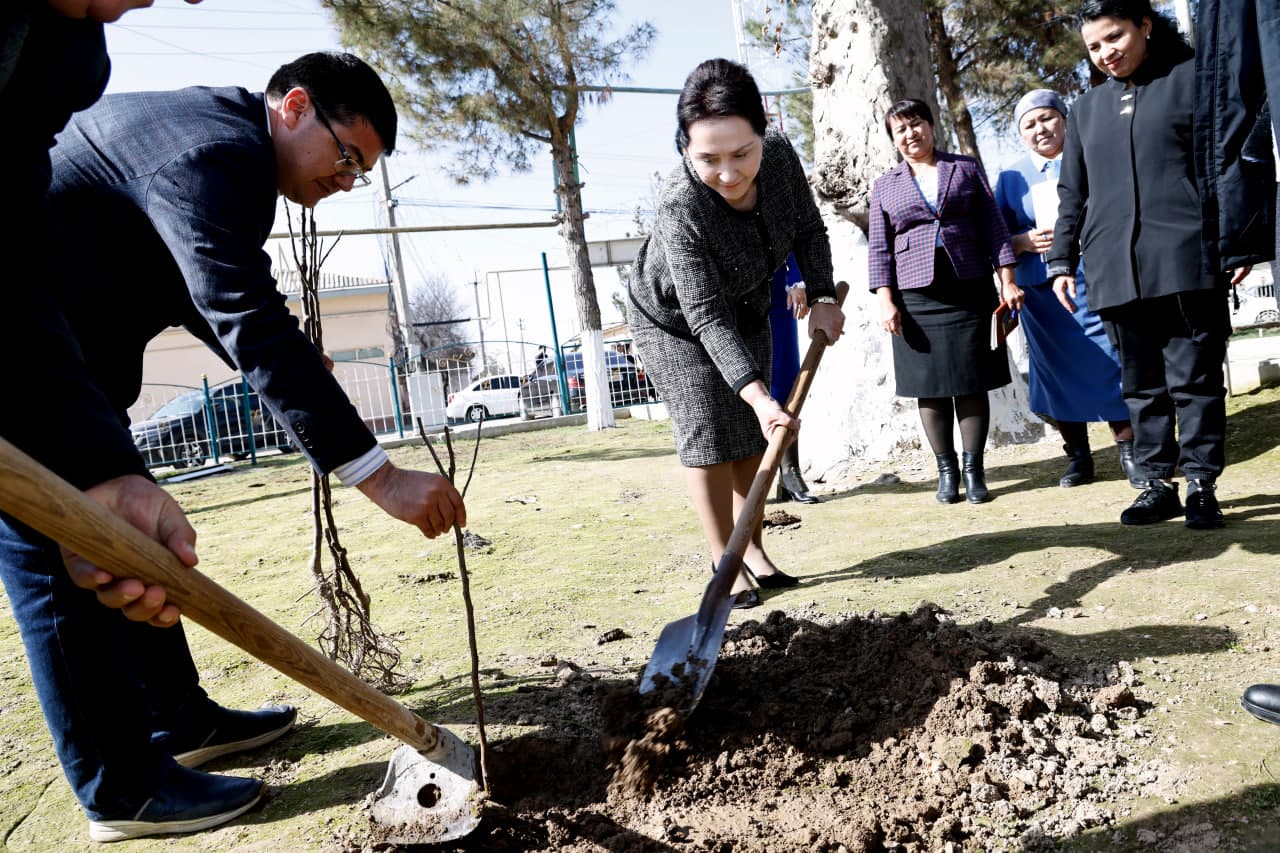 Председатель Сената побывала в Янгиюльском районе. Работа по обеспечению занятости женщин начнется с махалли