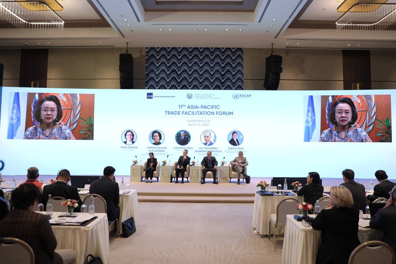 В Самарканде проходит 11-й Азиатско-Тихоокеанский форум по упрощению процедур торговли (APTFF)