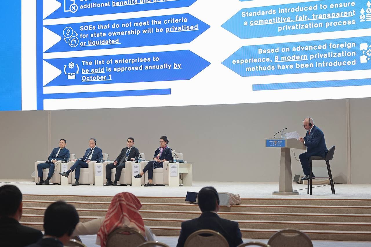 At the International Investment Forum in Tashkent, a panel discussion “Privatization and state assets: new horizons for investment” was held.