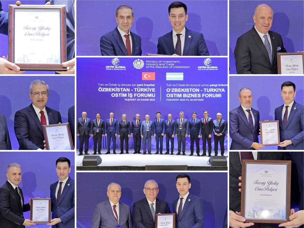 Узбекистан и Турция провели бизнес-форум и открыли промышленную зону в Ташкентской области