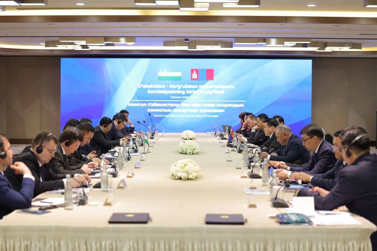 Toshkentda O‘zbekiston-Mo‘g‘uliston HK birinchi yig‘ilishi bo‘lib o‘tdi