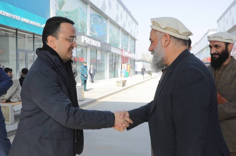 Лазиз Кудратов провёл встречу с министром торговли Афганистана Нуруддином Азизи