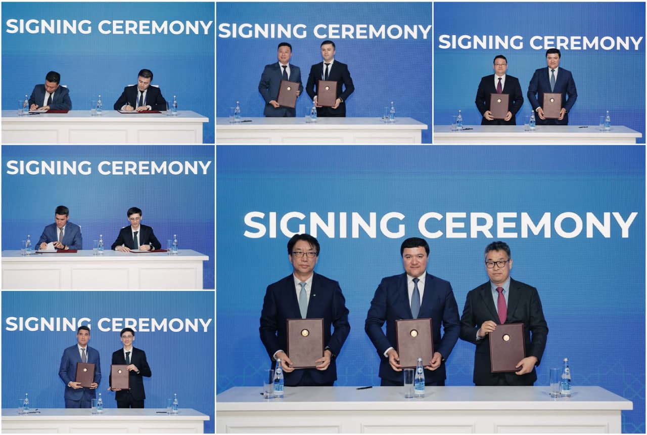 Key Agreements and Memorandums Signed at the Tashkent International Investment Forum