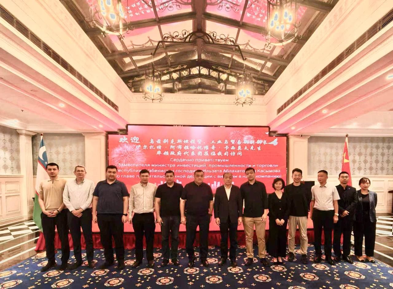 O‘zbekiston ISSV delegatsiyasi Tyantszinda yirik Xitoy investorlari bilan qator muhim uchrashuvlar o‘tkazdi