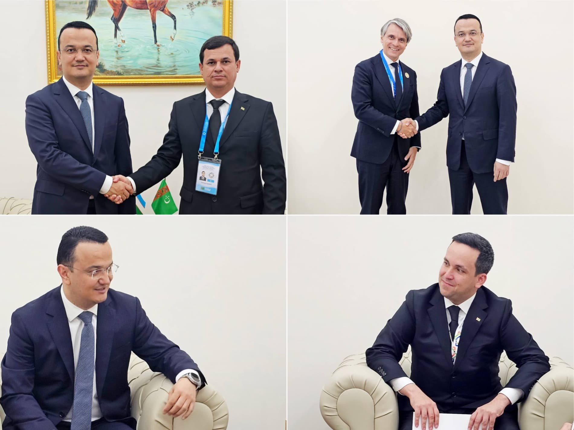 Investitsiyalar, sanoat va savdo vazirligi rahbari Laziz Kudratov Avazada bir qator uchrashuvlar o‘tkazdi