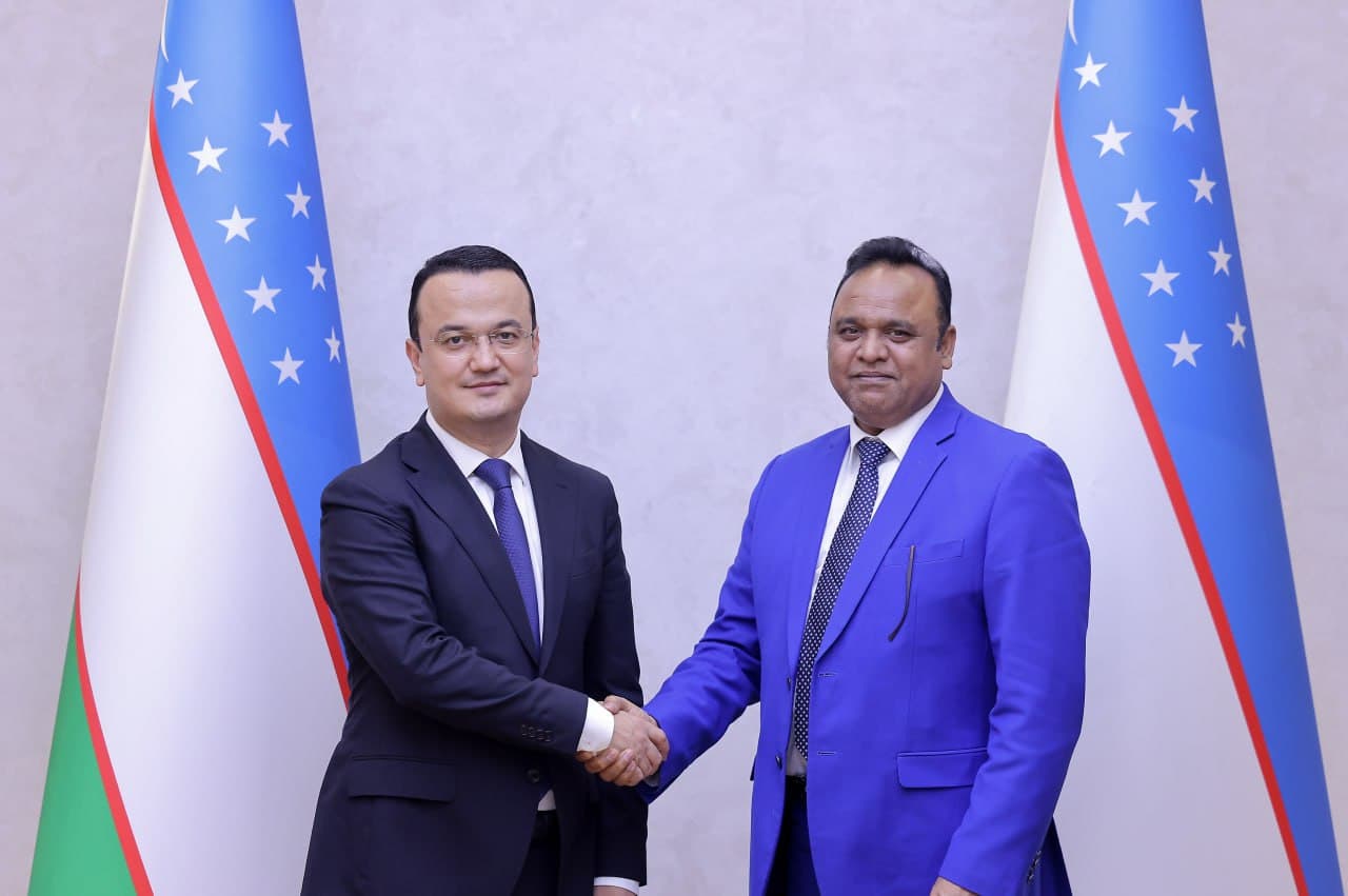 O‘zbekiston Investitsiyalar, sanoat va savdo vaziri va Allied Green Ammonia boshqaruvi raisi bilan Xorazmda aviatsiya yoqilg‘isi loyihasi bo‘yicha uchrashuv