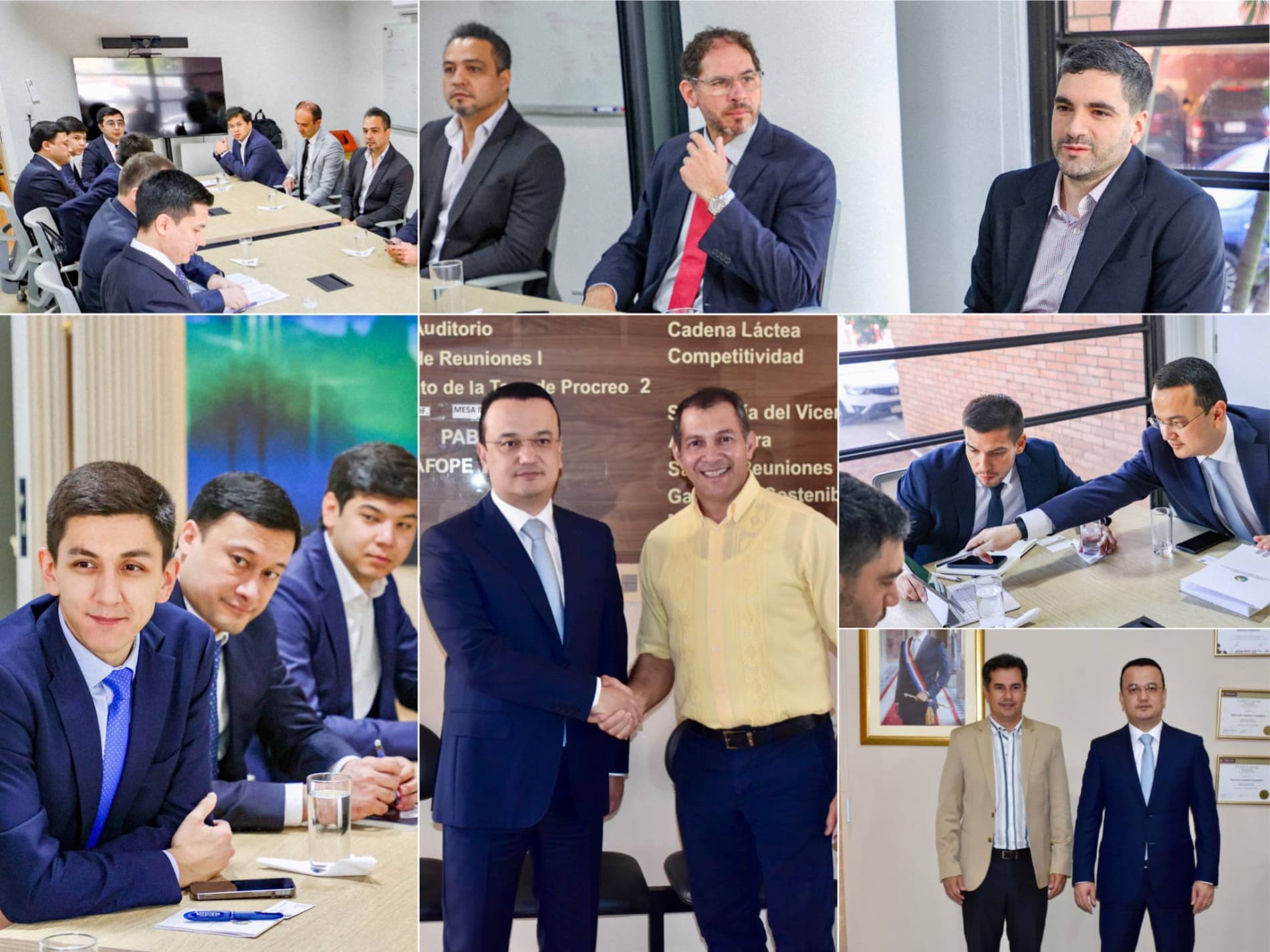 Minister of Investment, Industry and Trade of the Republic of Uzbekistan Laziz Kudratov Holds Series of High-Level Meetings in Asunción to Advance Trade and Investment Cooperation