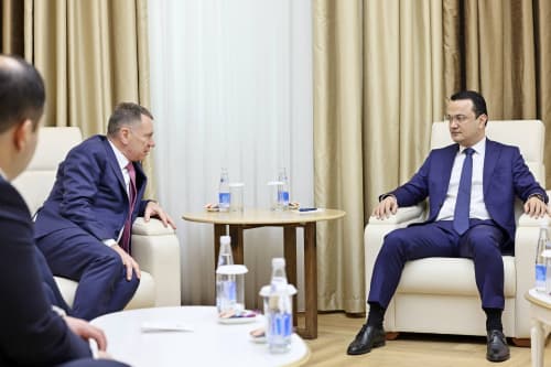 Minister of Investment, Industry and Trade of the Republic of Uzbekistan, Laziz Kudratov, held a meeting with Laszlo Wolf, Member of the Board and Deputy CEO of OTP Bank