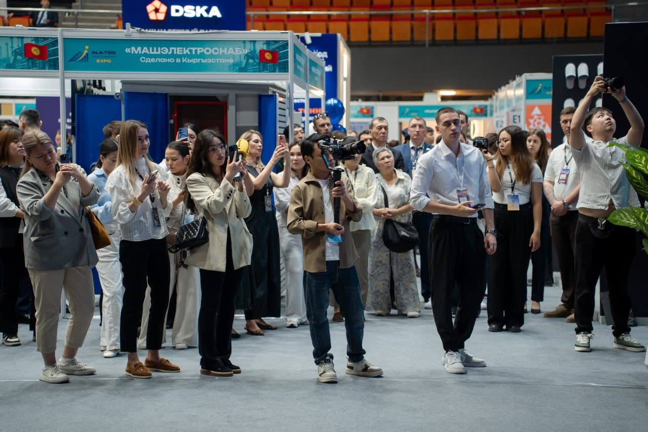 Открытие национального павильона «Made in Uzbekistan» на выставке Ala-Too Trade & Industry Expo 2026 в Бишкеке