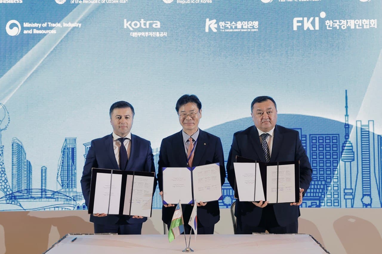 V Toshkent xalqaro investitsiya forumi doirasida O‘zbekiston–Koreya biznes-forumi bo‘lib o‘tdi