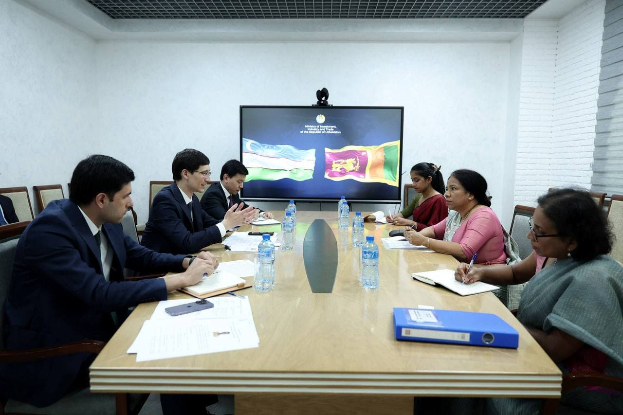 Uzbekistan and Sri Lanka Discuss Expanding Trade and Economic Cooperation