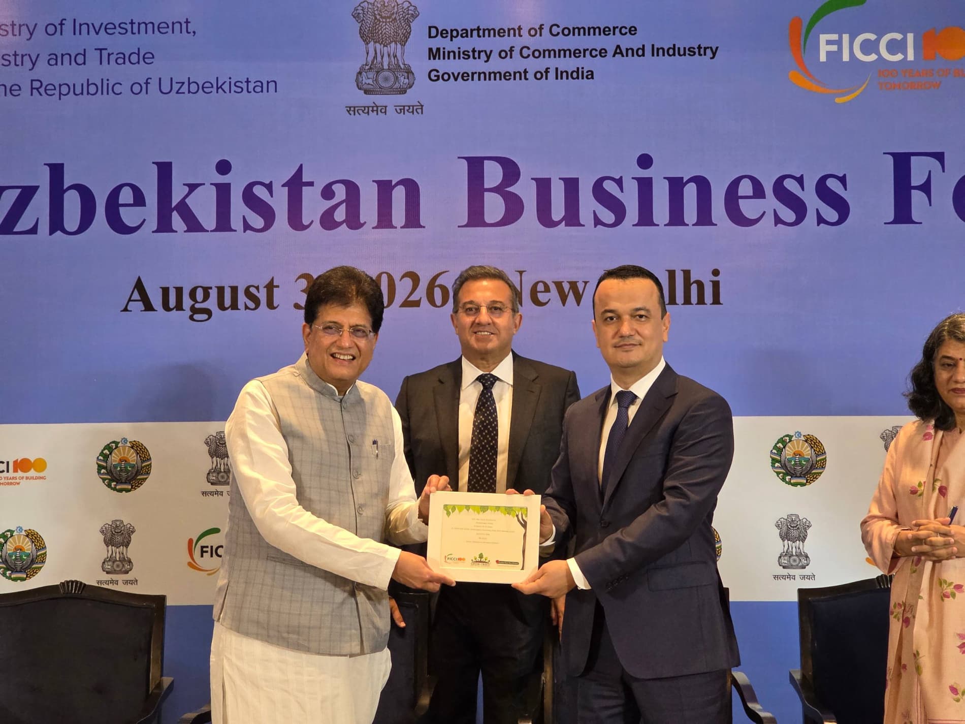 Prospects for Uzbek–Indian Business Partnership Defined in New Delhi