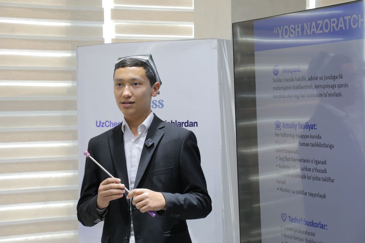 Xovos tumanida "Prokuror va yoshlar uchrashuvi" bo'lib o'tdi