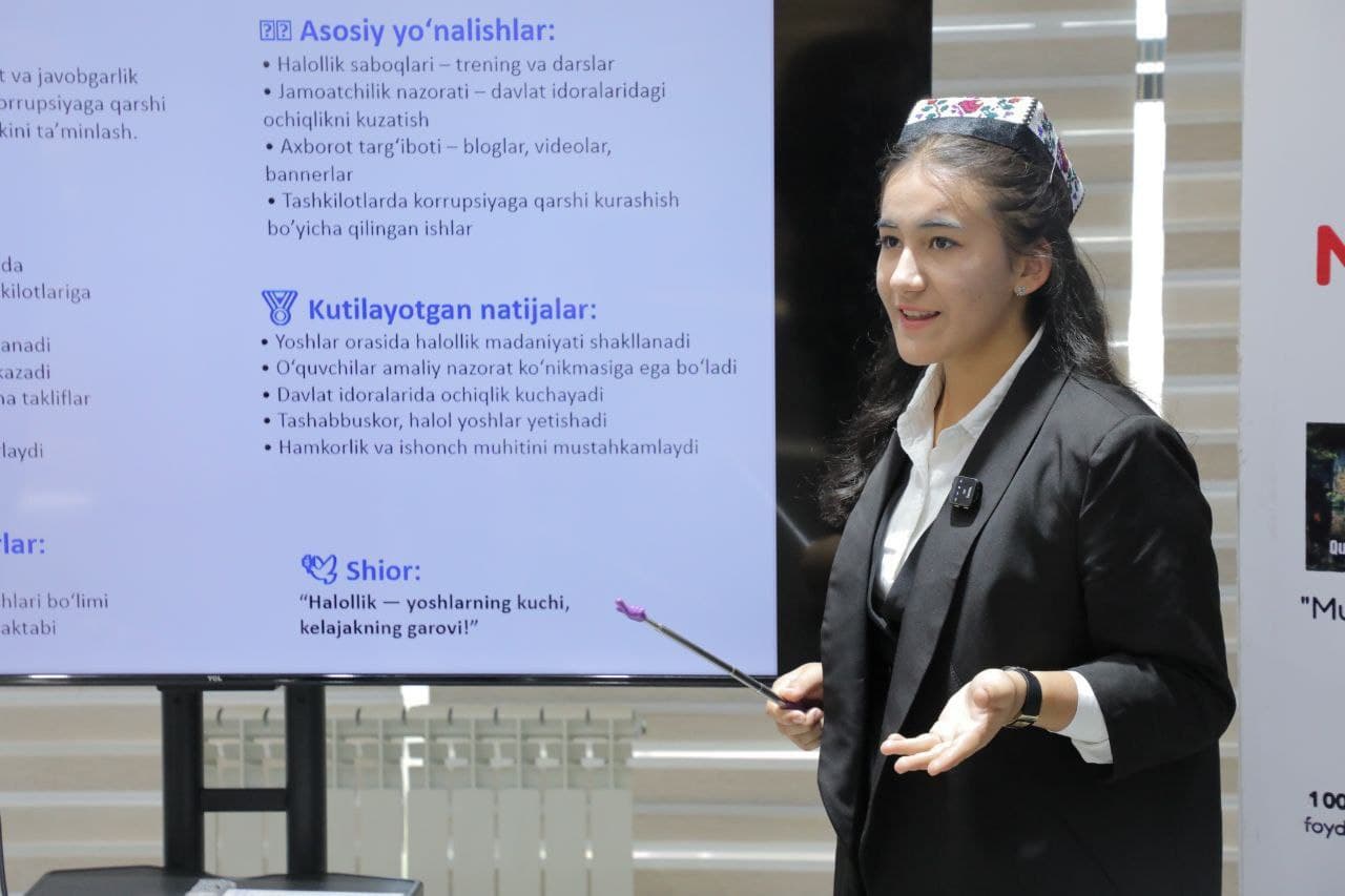 Xovos tumanida "Prokuror va yoshlar uchrashuvi" bo'lib o'tdi