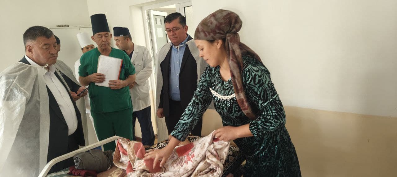 O'g'ir ahvoldagi bemorlar holidan xabar olindi