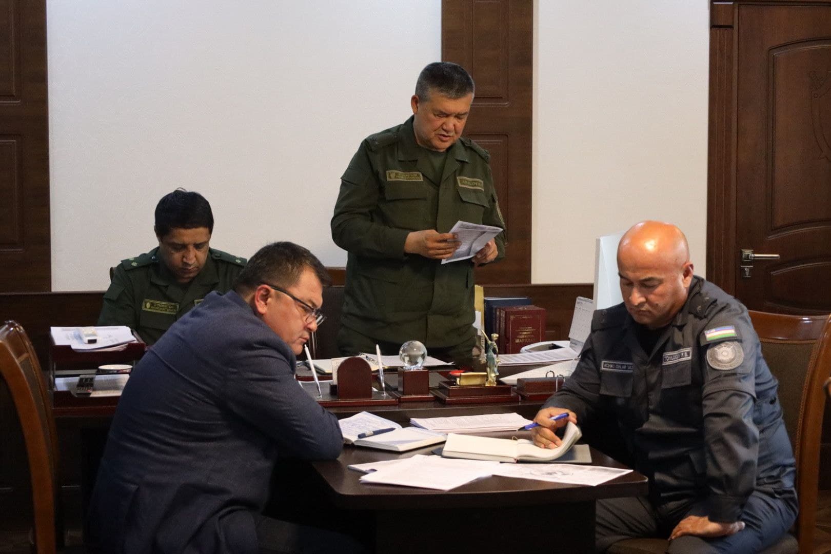 Bosh prokuraturaning masʼul xodimi Muborakda tashkil etilgan shtab faoliyatini oʻrgandi