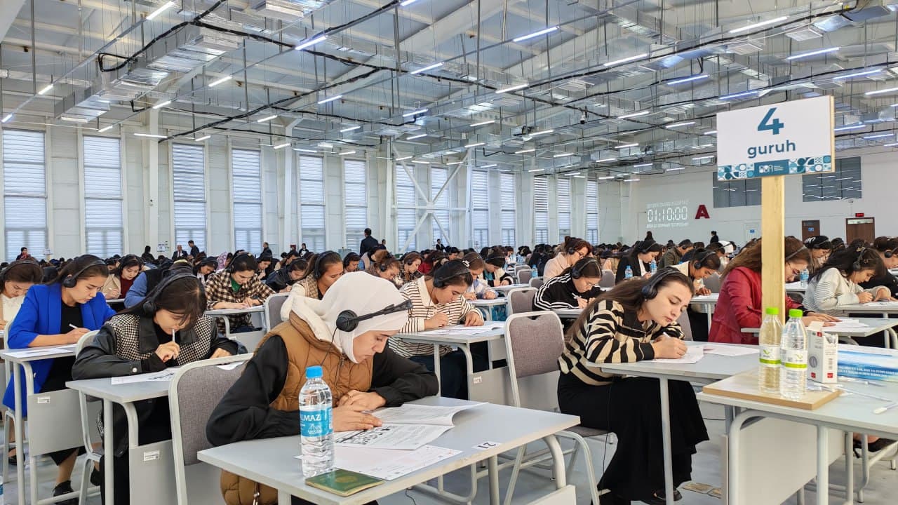 Chet tilini bilish darajasini aniqlash test sinovlari bo‘lib o‘tdi