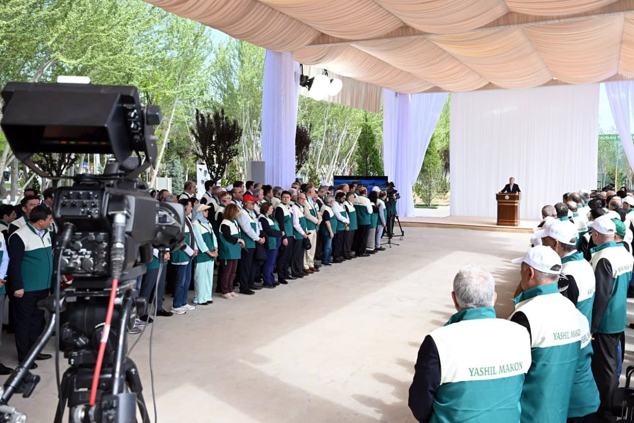 Prezident “Yashil makon” umummilliy loyihasida ishtirok etdi