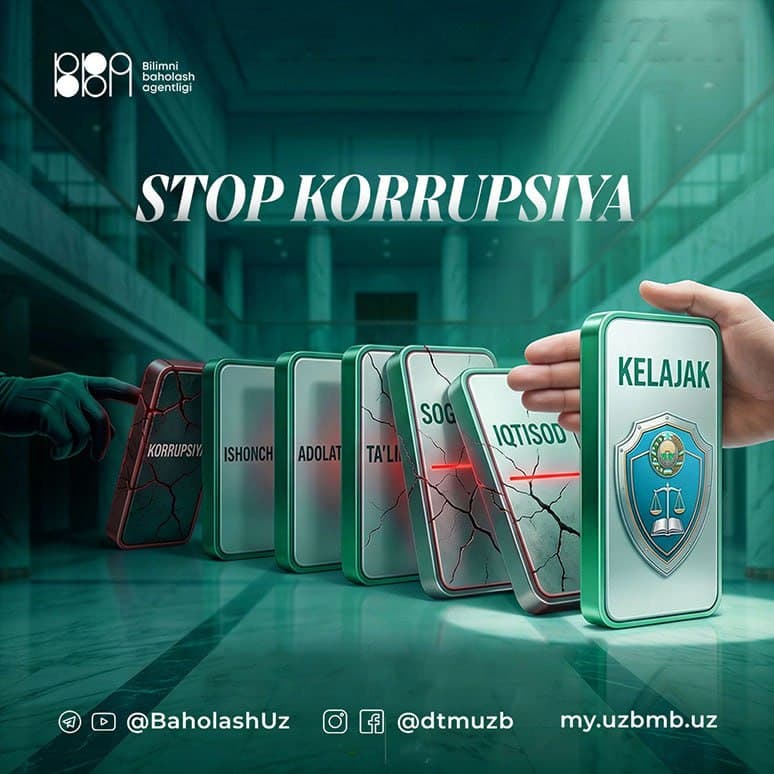 Korrupsiya — taraqqiyotga to‘siq!