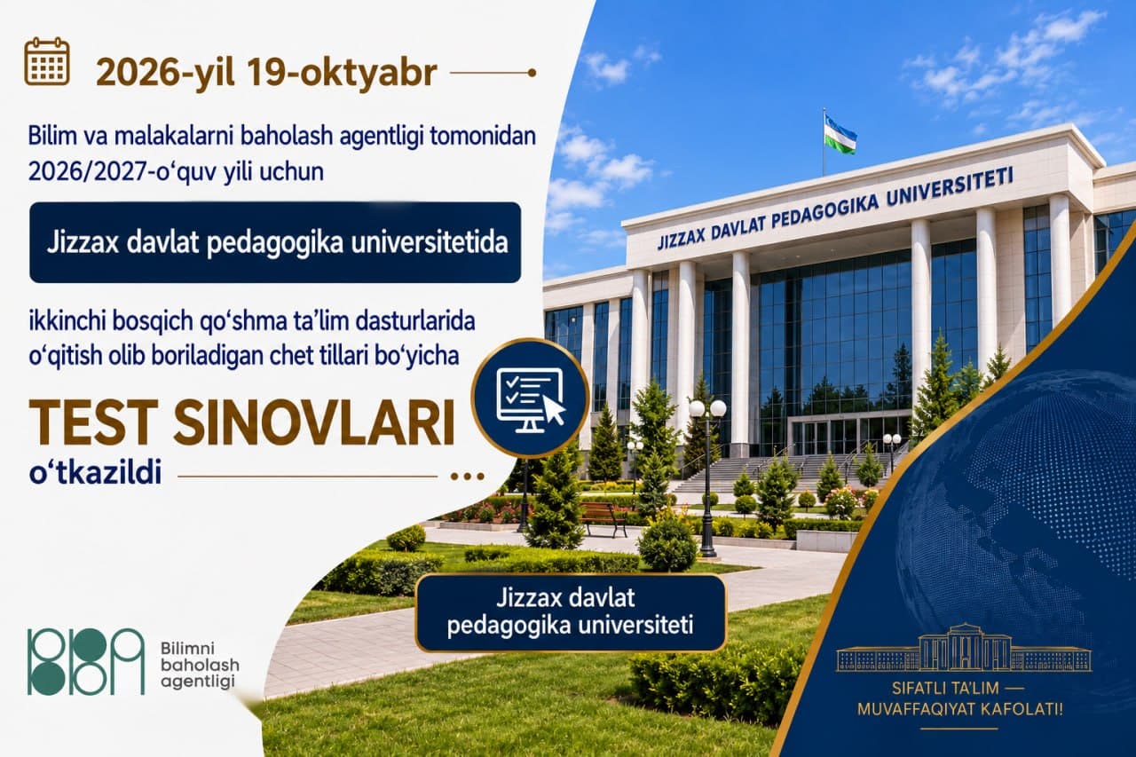 Qo‘shma ta'lim dasturlariga qabul imtihonlari davom etmoqda