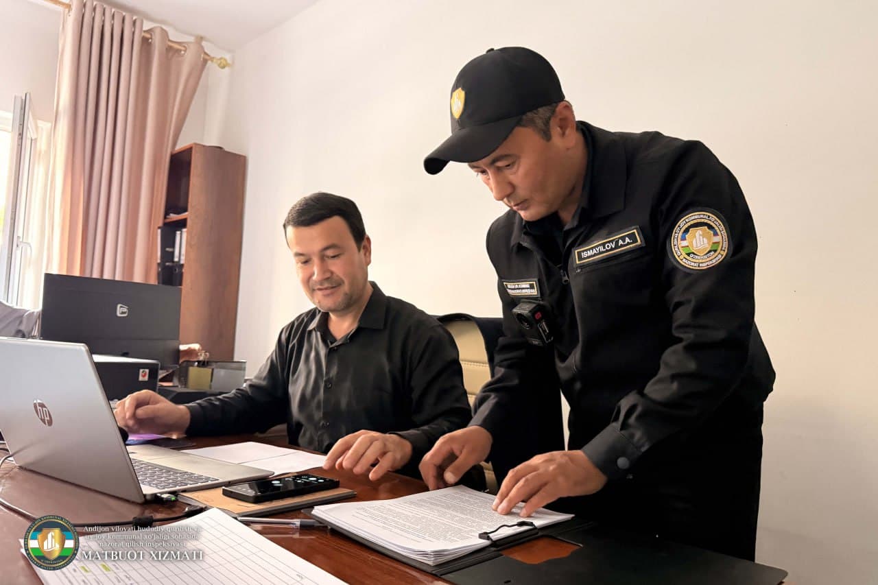 Yangi Andijon massivi — Bobur shahri hududidagi boshqaruv servis kompaniyalari (BSK) faoliyati Andijon viloyati Qurilish va uy-joy kommunal xo‘jaligi sohasida hududiy nazorat qilish inspeksiyasi xodimlari tomonidan o‘rganildi.