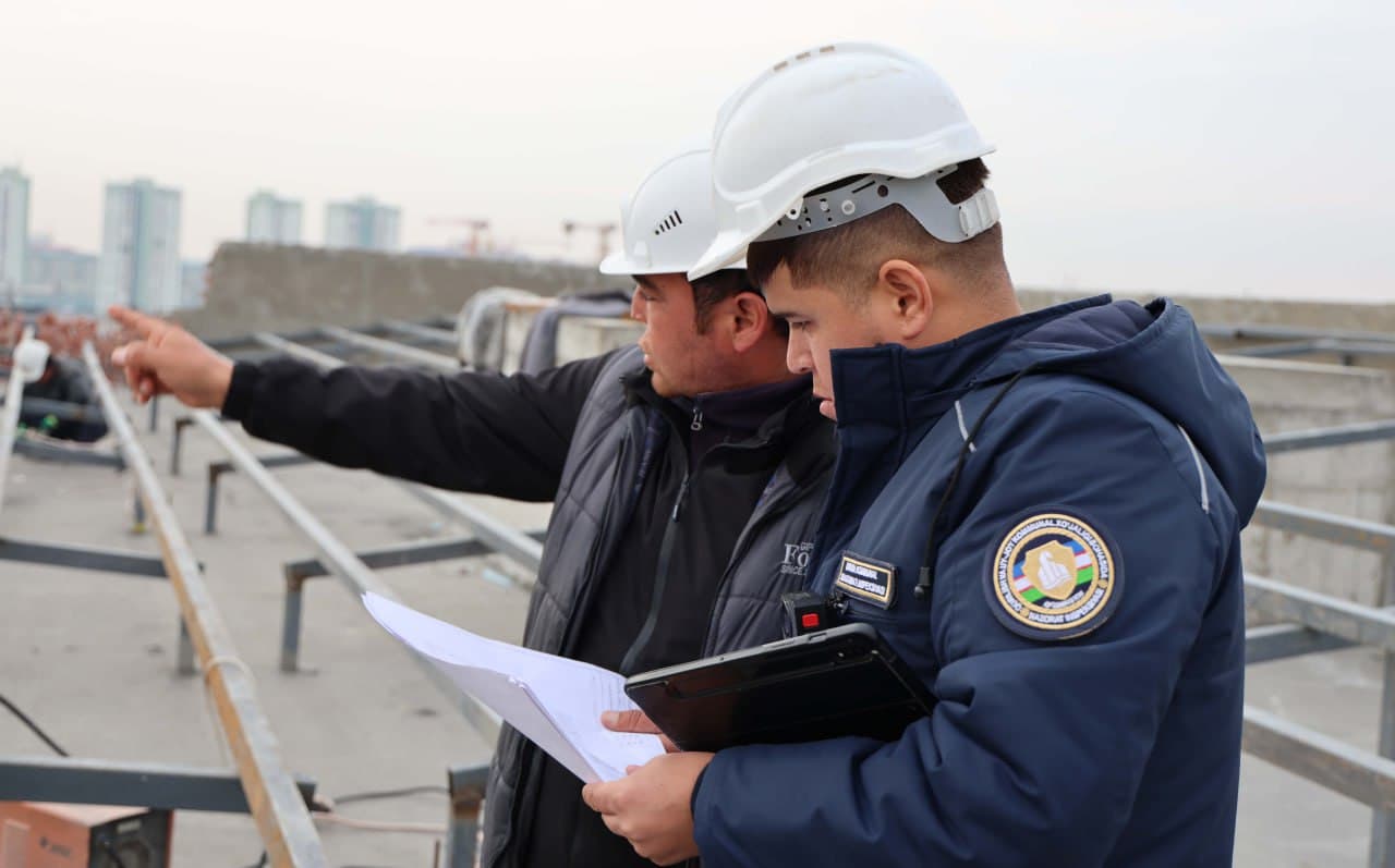 Замонавий таълим макони сари: янги ўқув биносида назорат ишлари