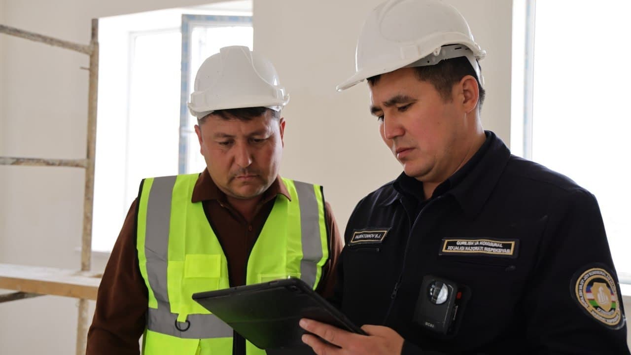 Qurilish obyektlarida sifat va xavfsizlik — doimiy nazoratda!