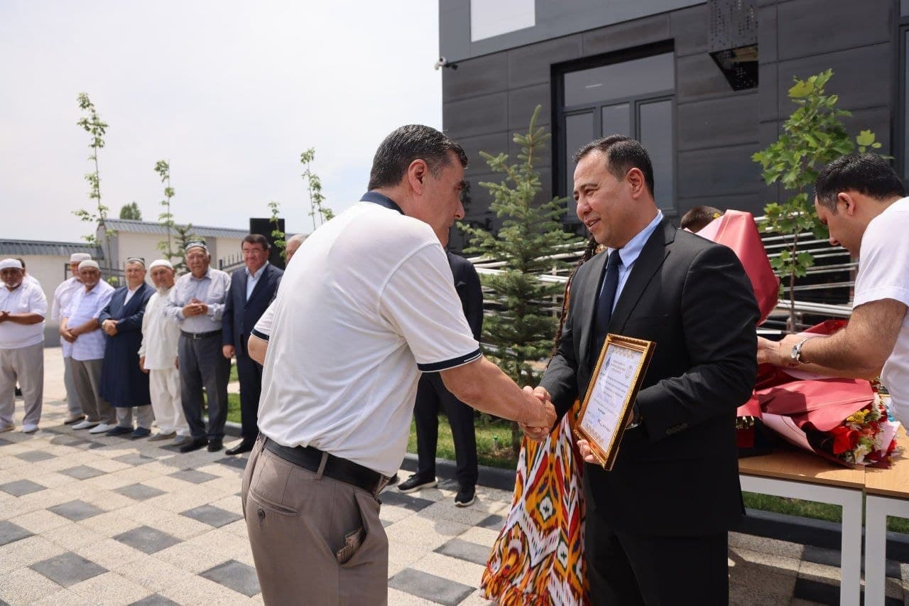 The grand opening ceremony of the new administrative building of the Tashkent regional territorial inspection for construction and housing and communal services was held.