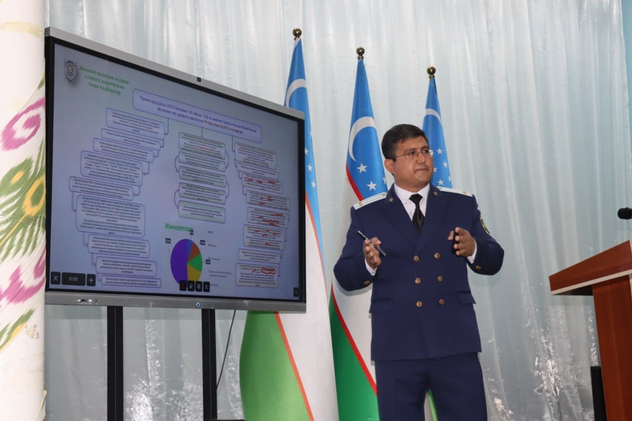 Яккабоғ тумани прокурори Анвар Қаршиевнинг туман аҳолисига мурожаати