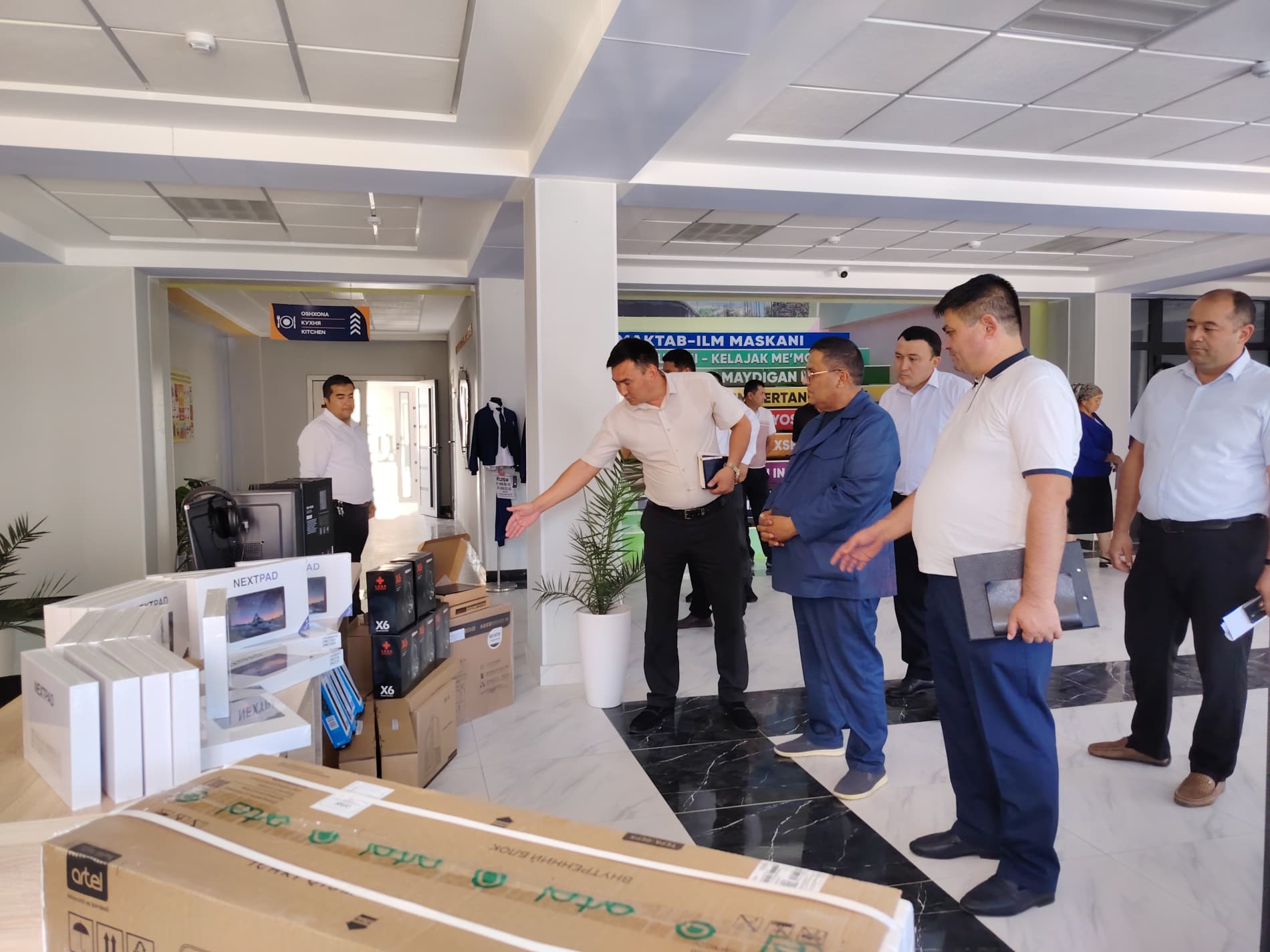 Yakkabog‘ tumanida yangi o‘quv yiliga puxta tayyorgarlik ko‘rilmoqda