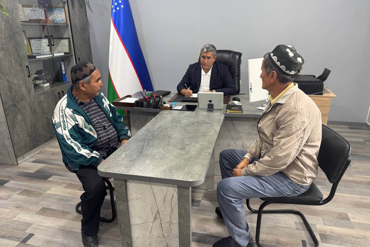 Фуқаролар мурожаатлари эътиборда: “Оби ҳаёт” маҳалласида шахсий қабул ўтказилди