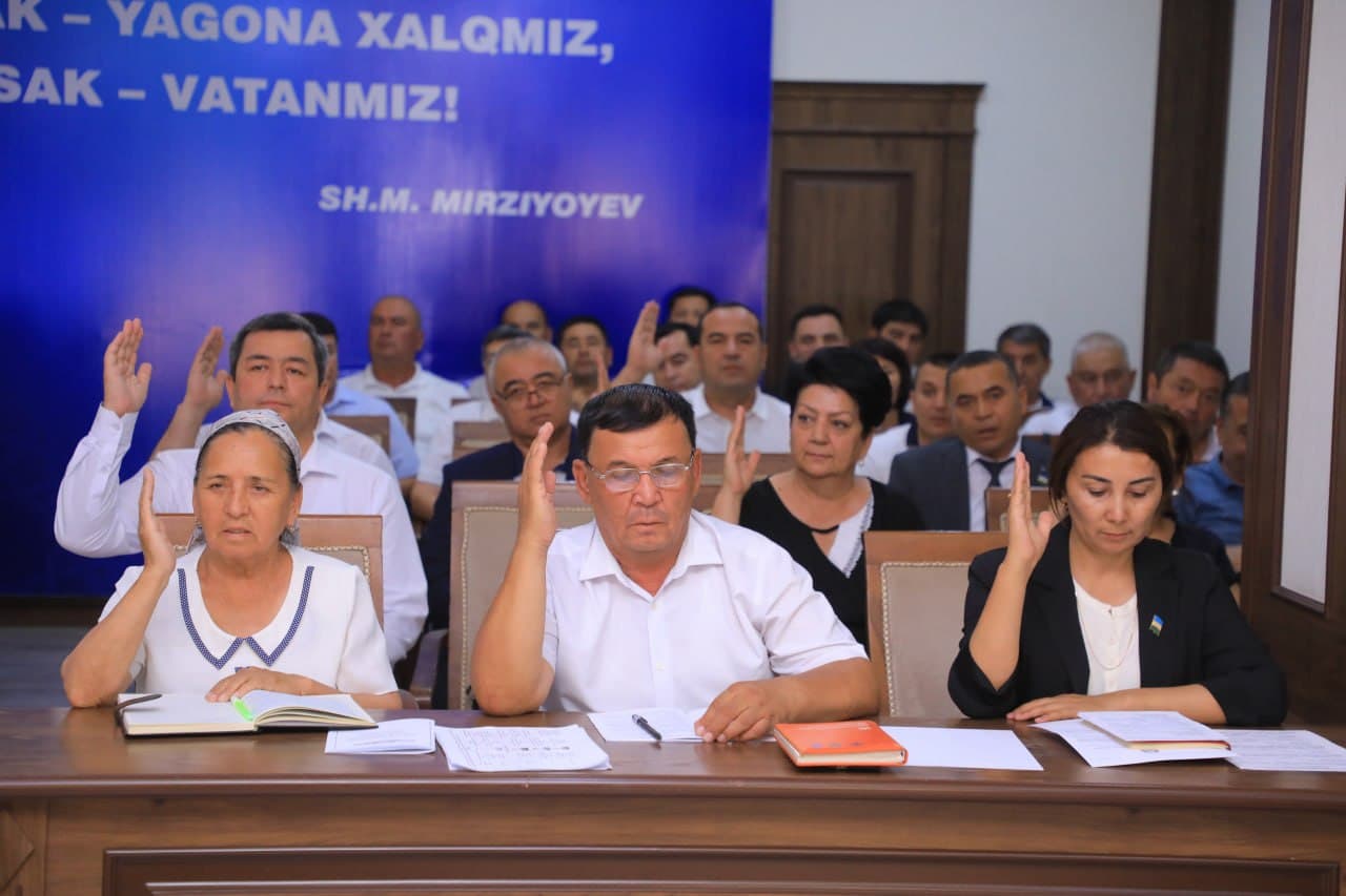 Xalq deputatlari Davlatobod tuman Kengashining navbatdagi o‘n to‘qqizinchi sessiyasi bo‘lib o‘tdi